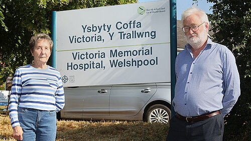 Cllrs Richard Church and Carol Robinson